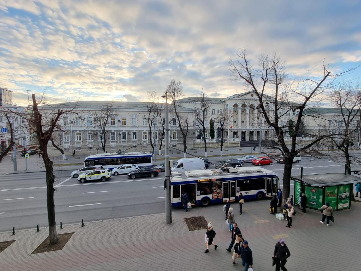 Stefan Cel Mare Boulevard Ultracentral Apartments In The Center Chişinau Exteriör bild