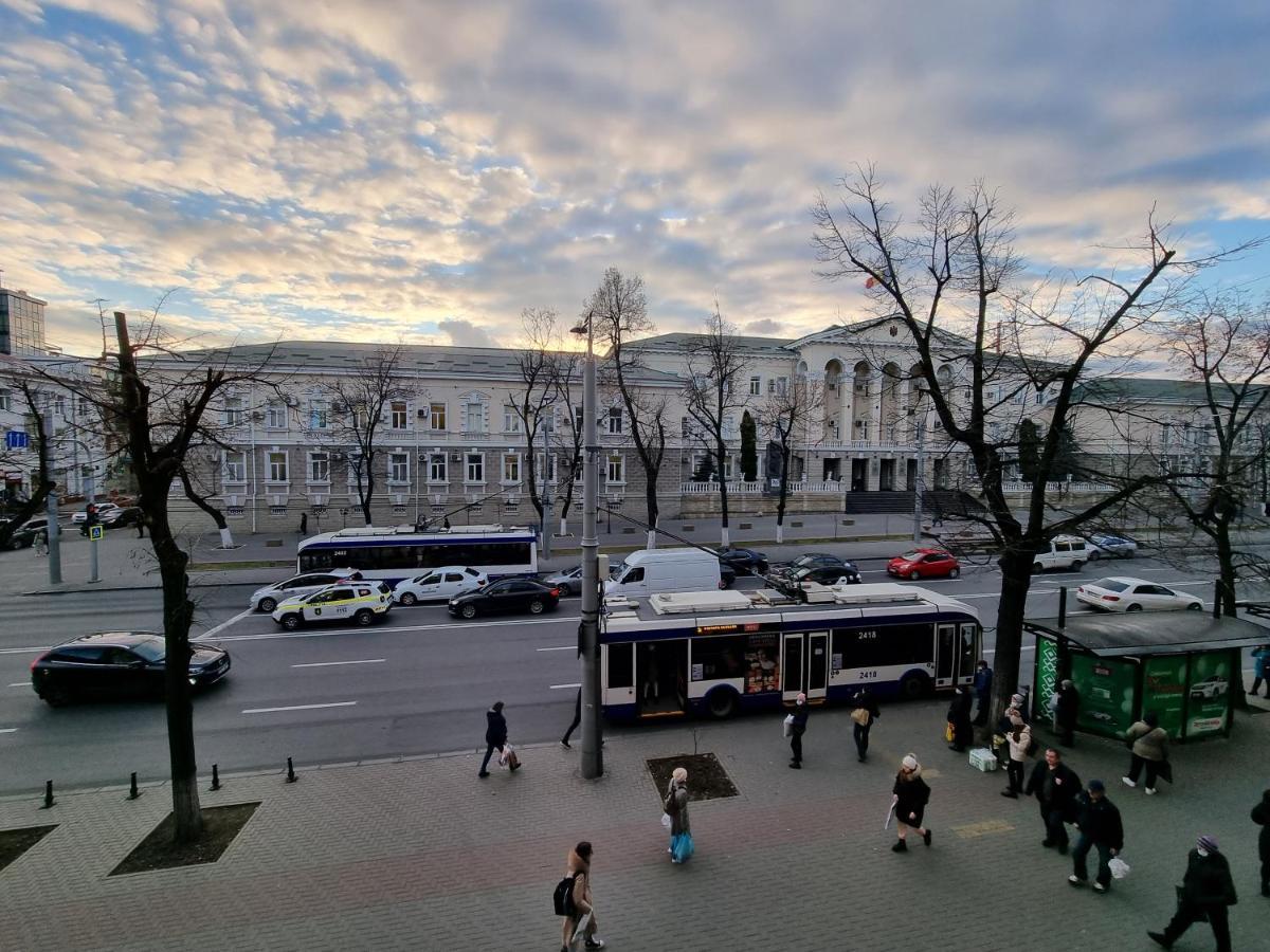 Stefan Cel Mare Boulevard Ultracentral Apartments In The Center Chişinau Exteriör bild